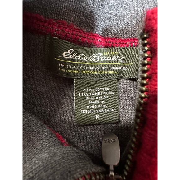 Eddie Bauer Lambs Wool Blend Vest Women Medium Hiking Outdoor Travel Layering - Picture 2 of 7